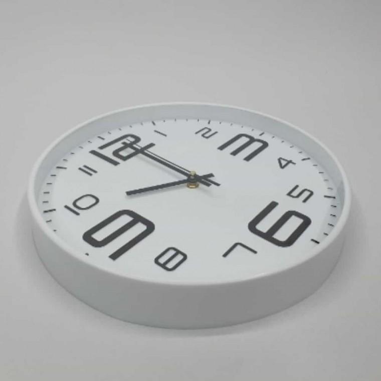 원형 무소음벽시계 화이트 사무실시계 거실용시계 예쁜시계
