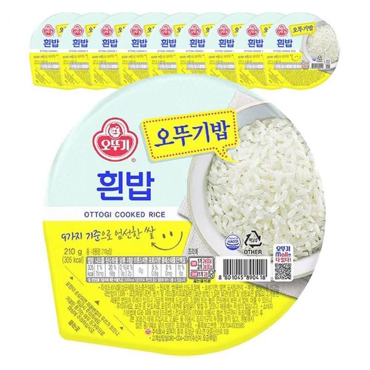 오뚜기 맛있는 오뚜기밥 흰밥 210gx10입