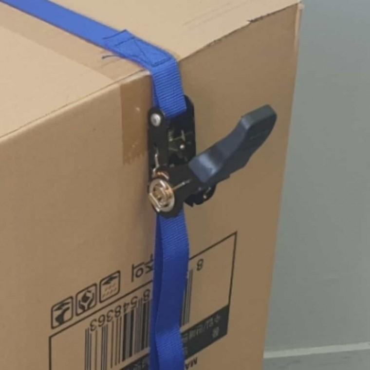 작업차 깔깔이바 25mm 3m 자동바 화물고정벨트 짐바