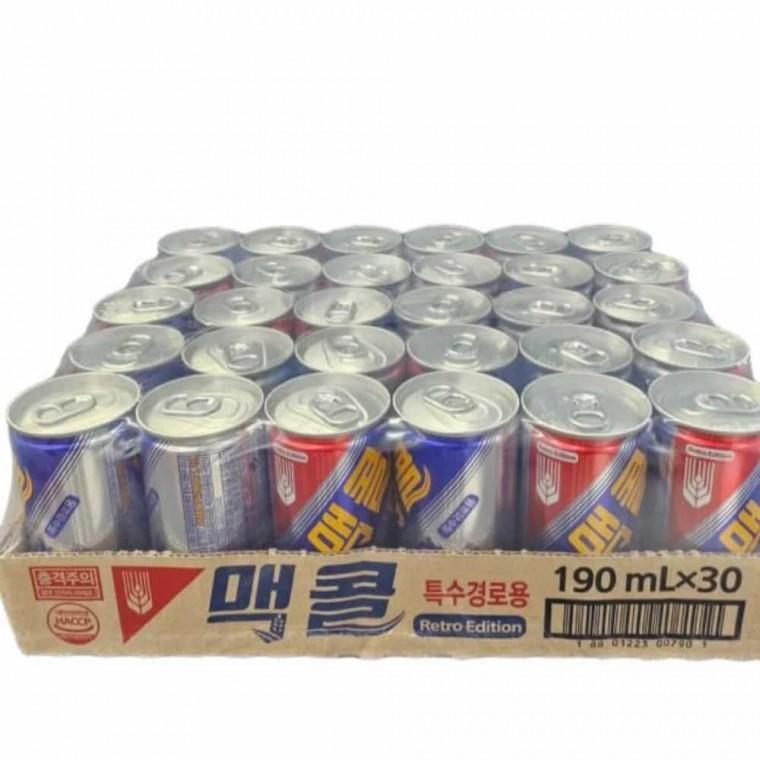 맥콜 미니캔 190ml 30개입 미니음료수 미니캔음료 사무실음료수