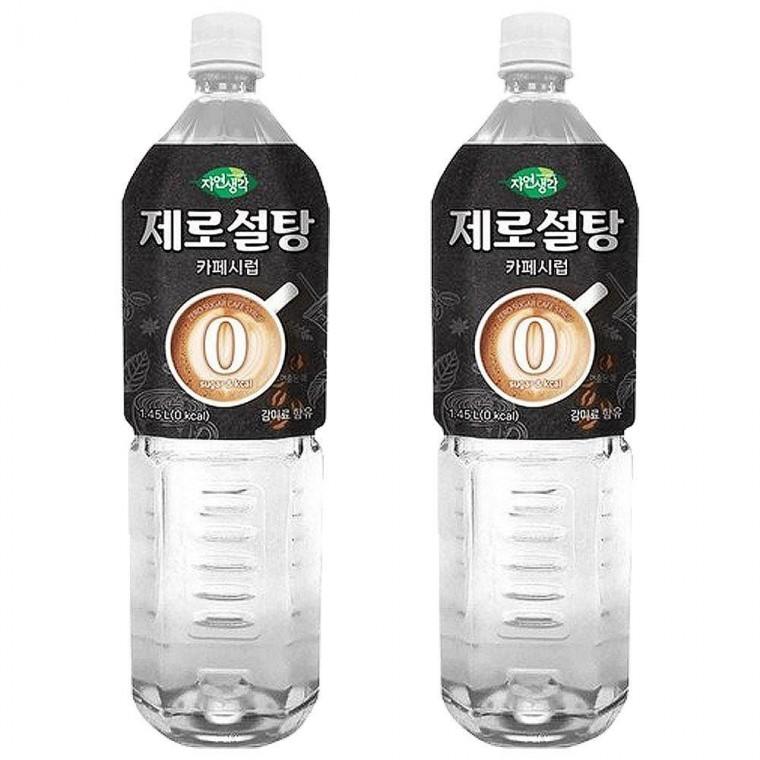 희창 카페시럽 제로설탕 1.5L 2개