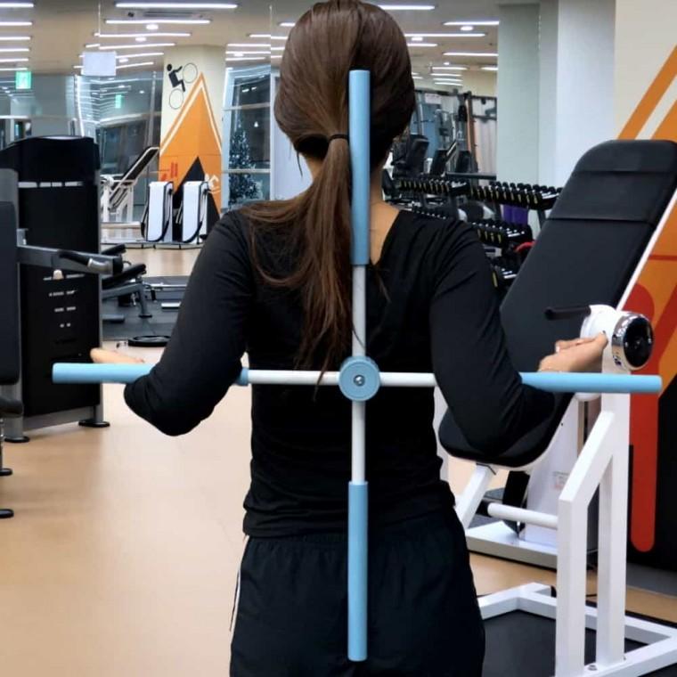 십자가 스트레칭봉 운동기구 홈트기구 운동봉