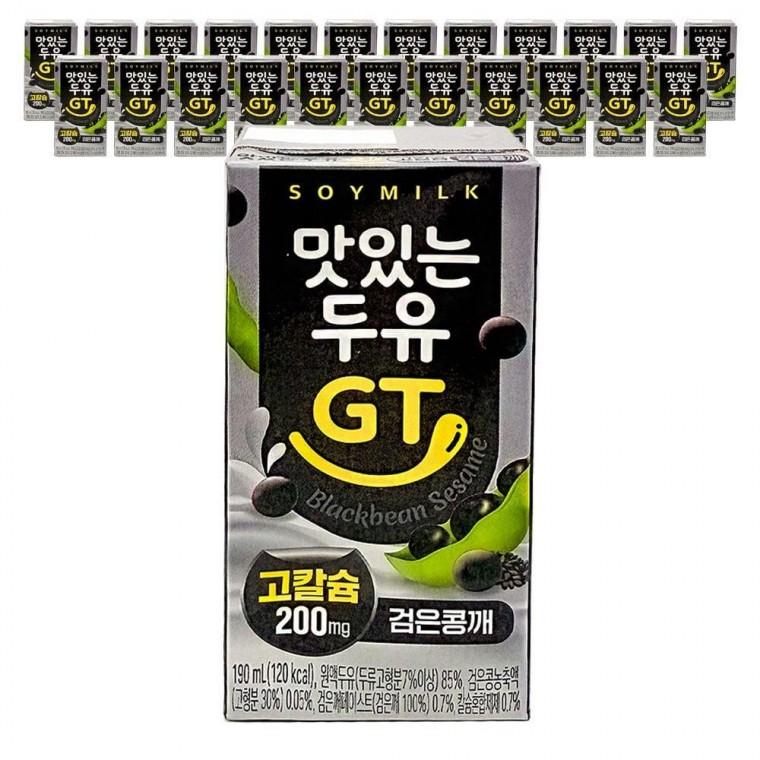 남양유업 맛있는두유 GT 검은콩깨 190ml 24팩