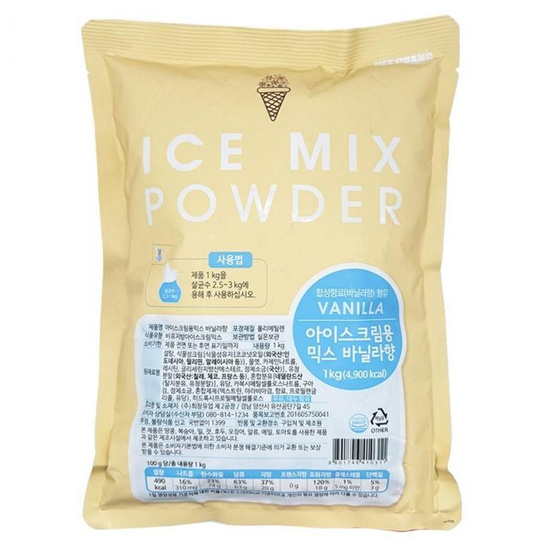 희창 아이스크림용 믹스 바닐라향 1kg 1개