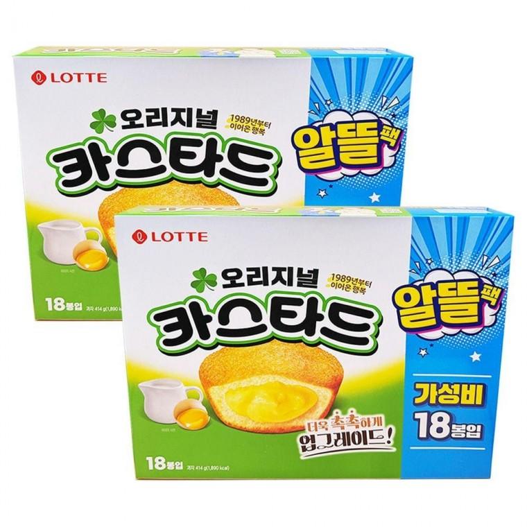 카스타드 오리지널 대용량 알뜰팩 414g 2개