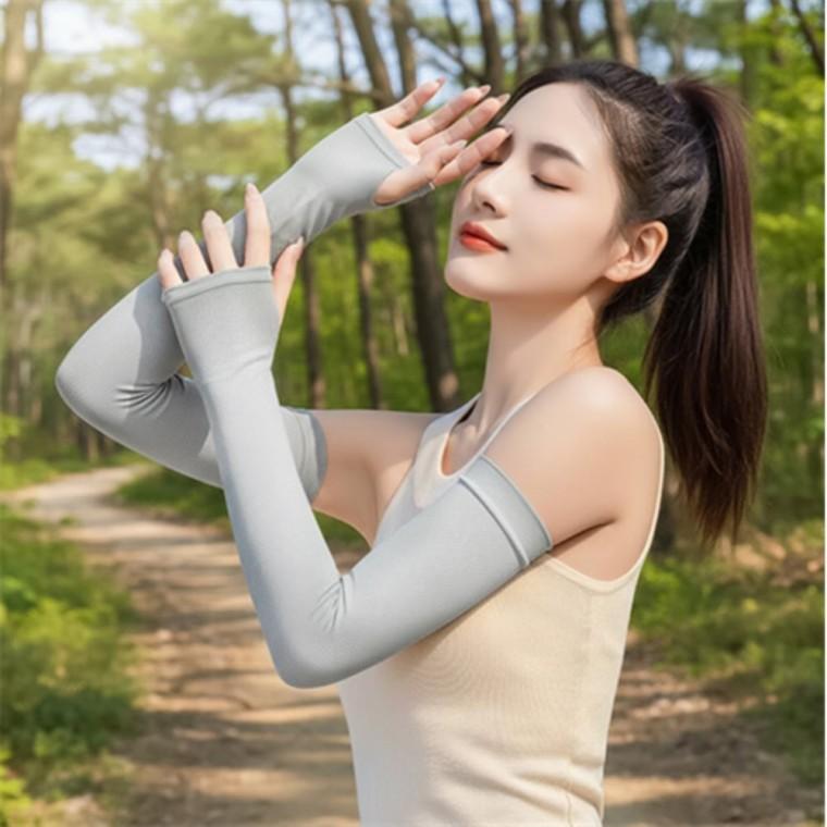 자외선차단 손등 쿨토시 그레이 운전팔토시 자외선차단쿨토시 자외선차단장갑