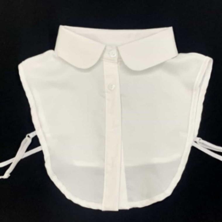 쉬폰 페이크카라 화이트 넥케이프 가짜카라 넥카라