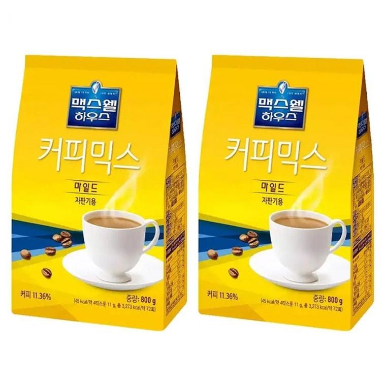 맥스웰하우스 마일드 커피믹스 자판기용 800g 2개