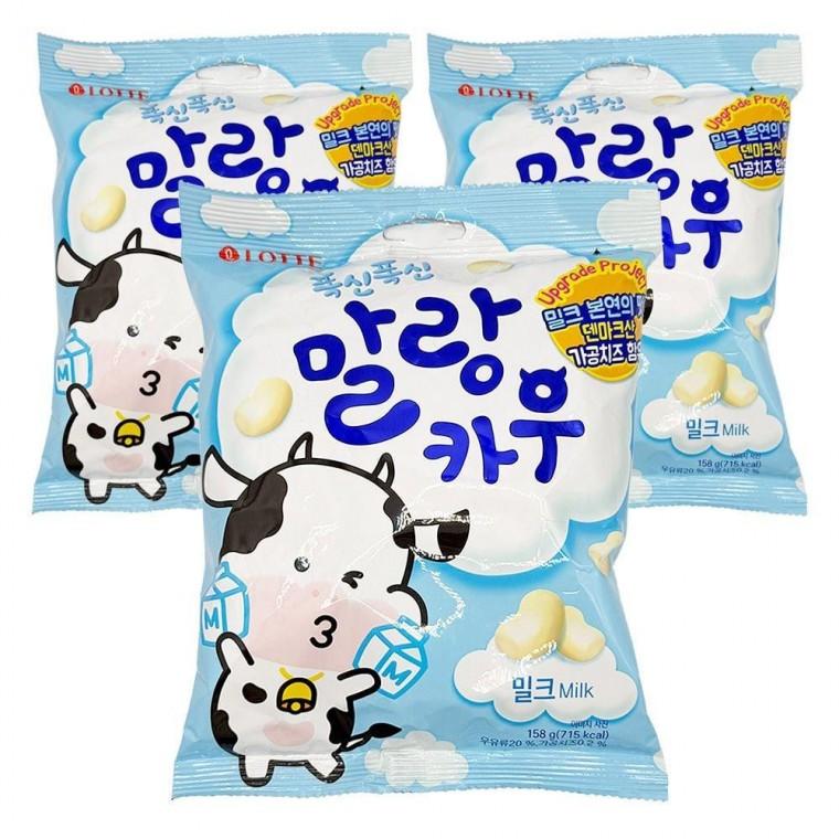 말랑카우 밀크 158g 3개