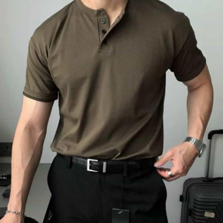 헨리넥티셔츠 헨리넥반팔티 반팔티셔츠 남성반팔티