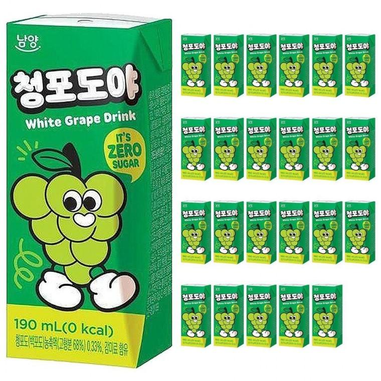 남양 청포도야 제로 190mlx24팩