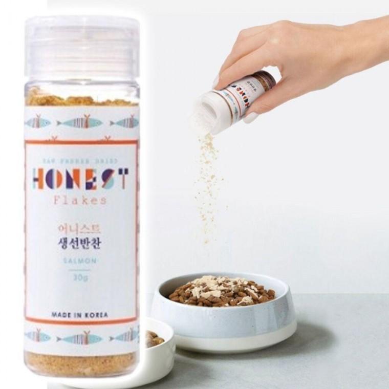 강아지 그대로 동결건조 파우더 연어 30g 1P 토핑