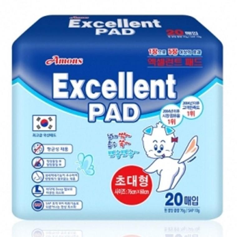 강아지 무향 배변 패드 초대형 20매입 1P 실내 화장실