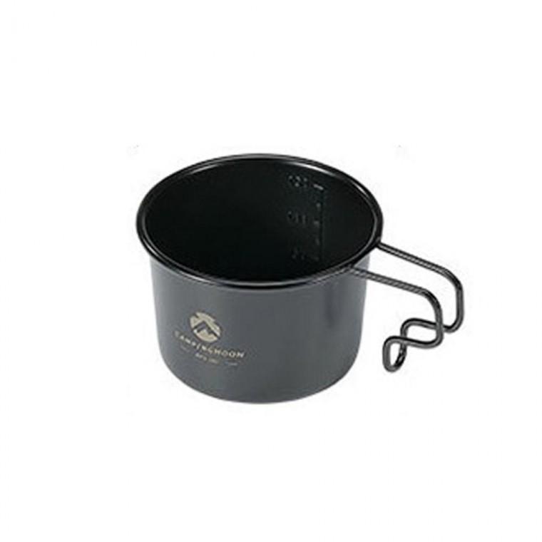 스텐 티타늄 캠핑컵 블랙 160ml 1P 가벼운 손잡이컵