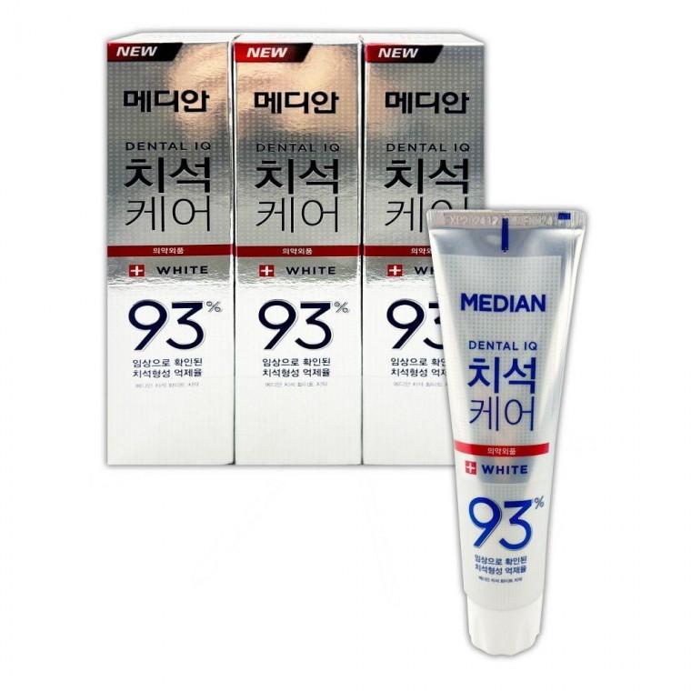 메디안 치석 화이트 치약 120g 3P