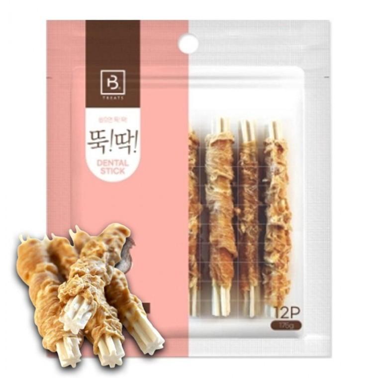 강아지 고기말이 껌간식 치킨 12개입 1P 덴탈 스틱