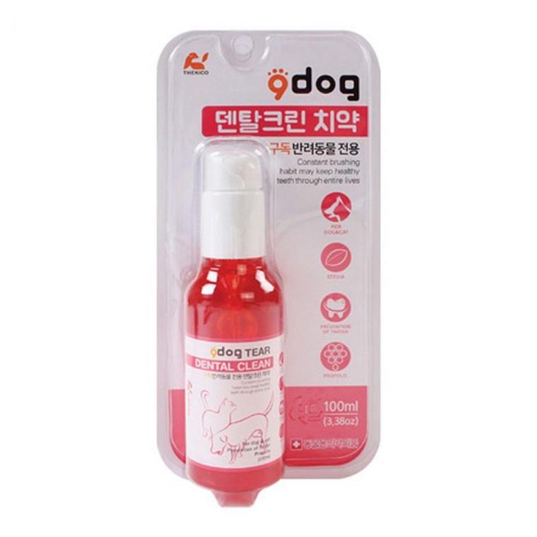 강아지 덴탈 클린 치약 딸기 100ml 1P 치석관리 양치