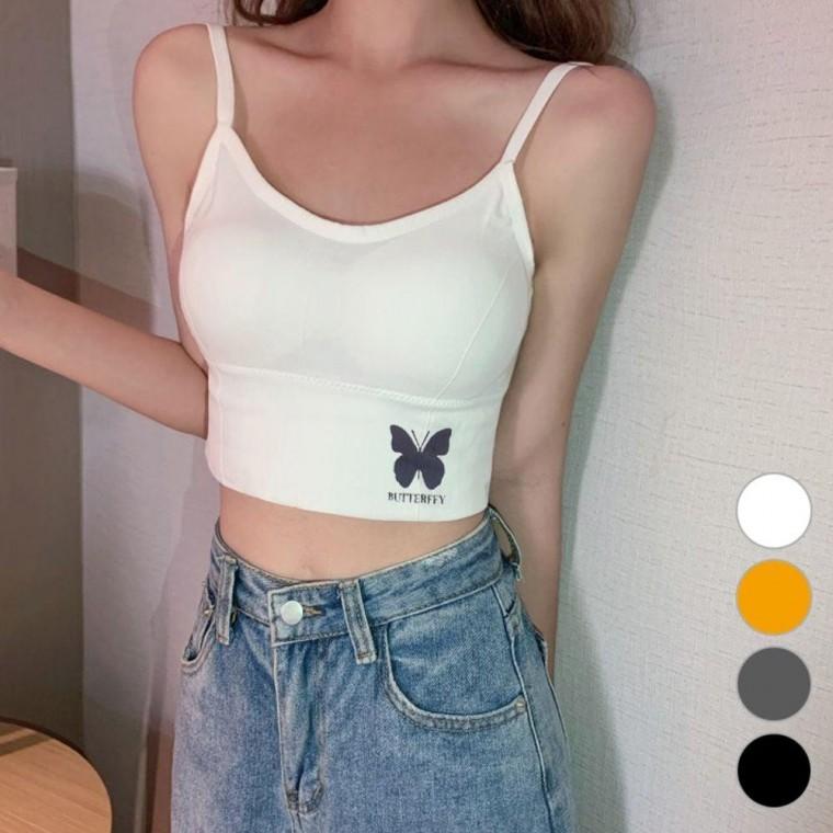 끈나시 크롭탑