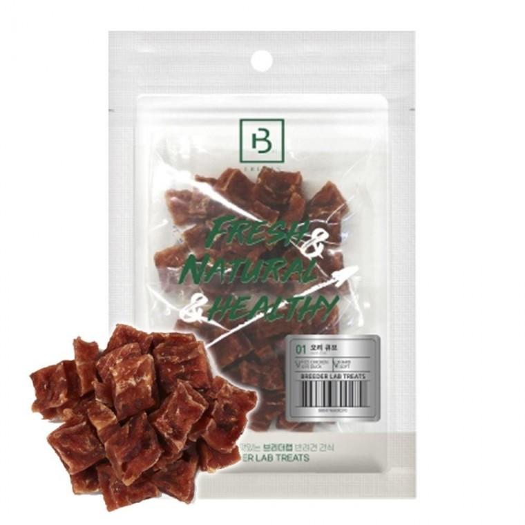 강아지 부드러운 육포 오리 큐브 180g 1P 져키 간식