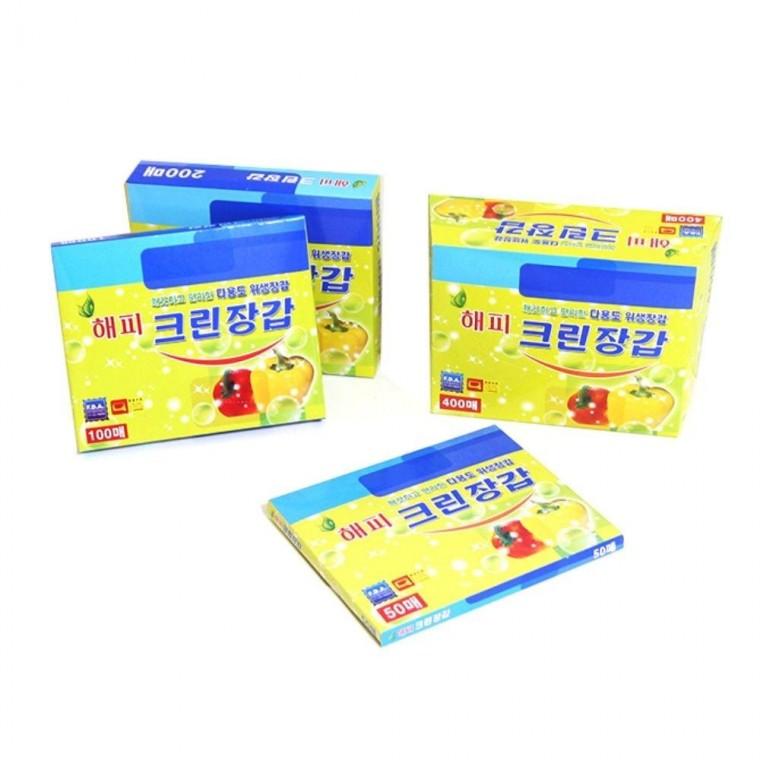 라부 해피크린장갑-400매 비닐장갑 일회용장갑