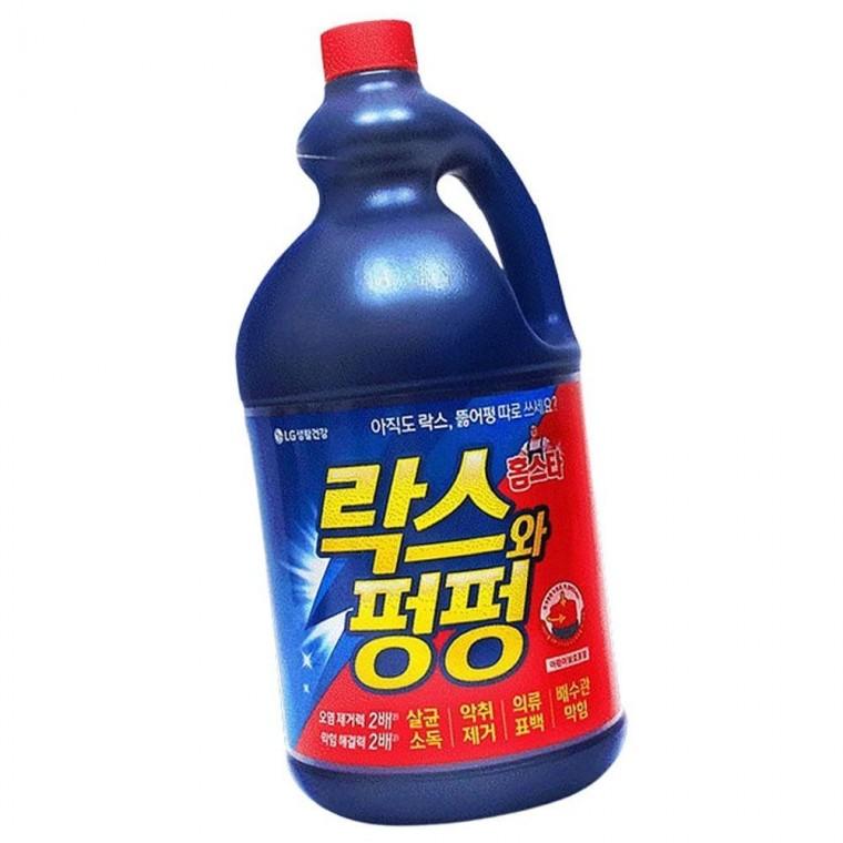 살균 뚫는 락스와펑펑 2L 1P 변기 욕실 청소