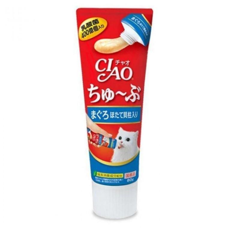 고양이 간식 츄브 참치 조개관자 80g 1P 반려묘 튜브