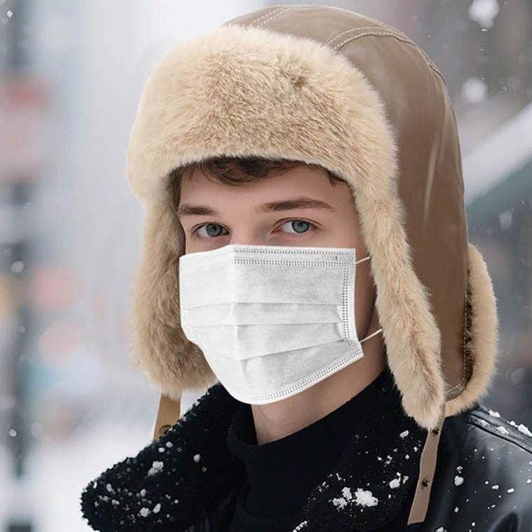 남성 여성 겨울 모자 포근한 퍼 귀여운 레더 퍼 귀달이 모자