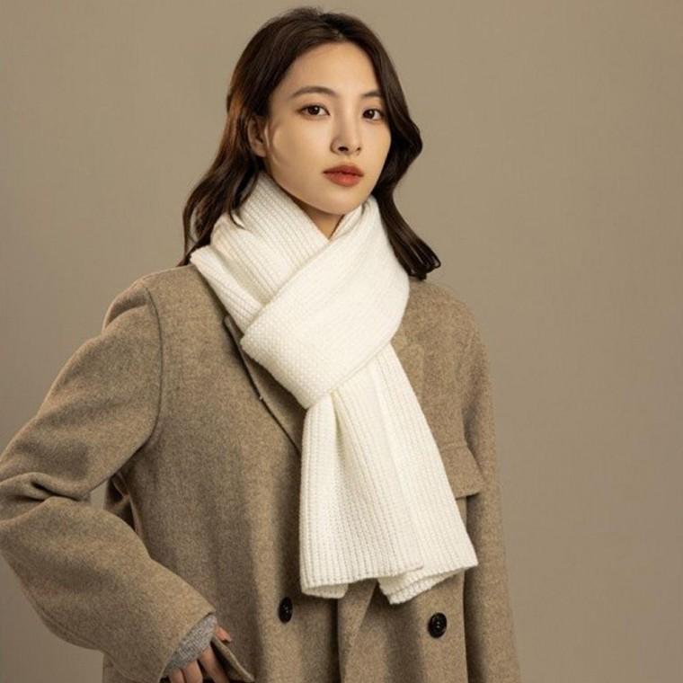 마리사 소프트 베이직 무지 니트 머플러
