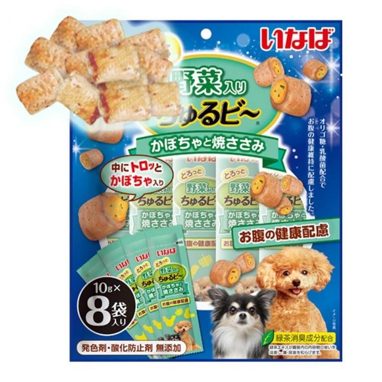 강아지 한입 호박 구운닭가슴살 8개입 1P 장건강 간식