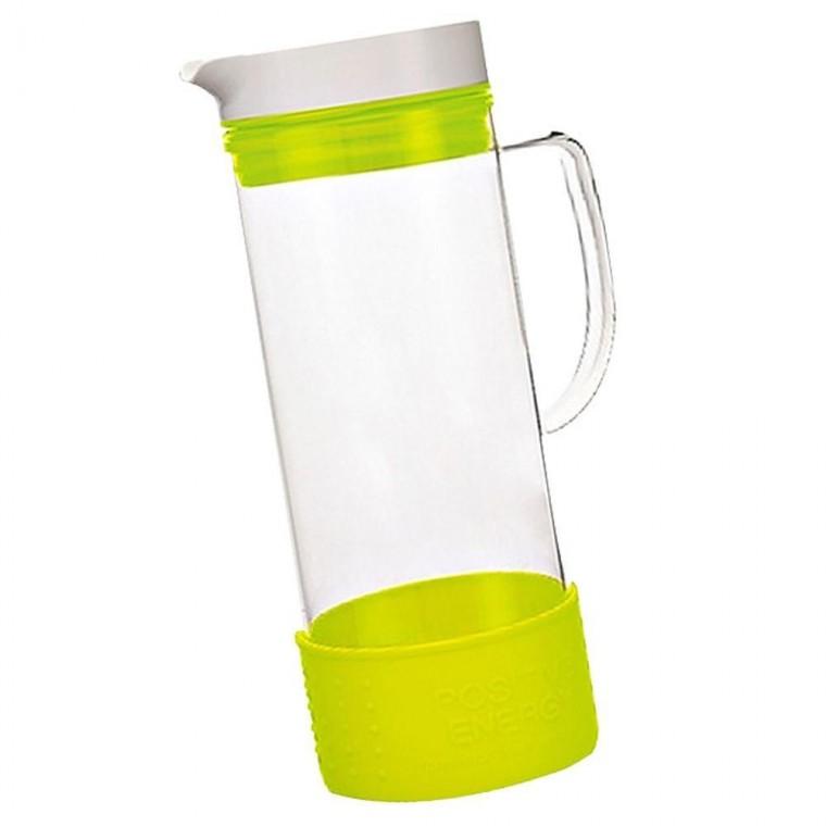 내열유리 거름망 물병 그린 1.4L 1P 식당 가정 냉장고