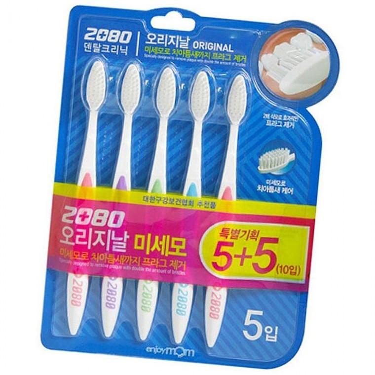2080 부드러운 미세모 칫솔 10개입 1P 브러쉬