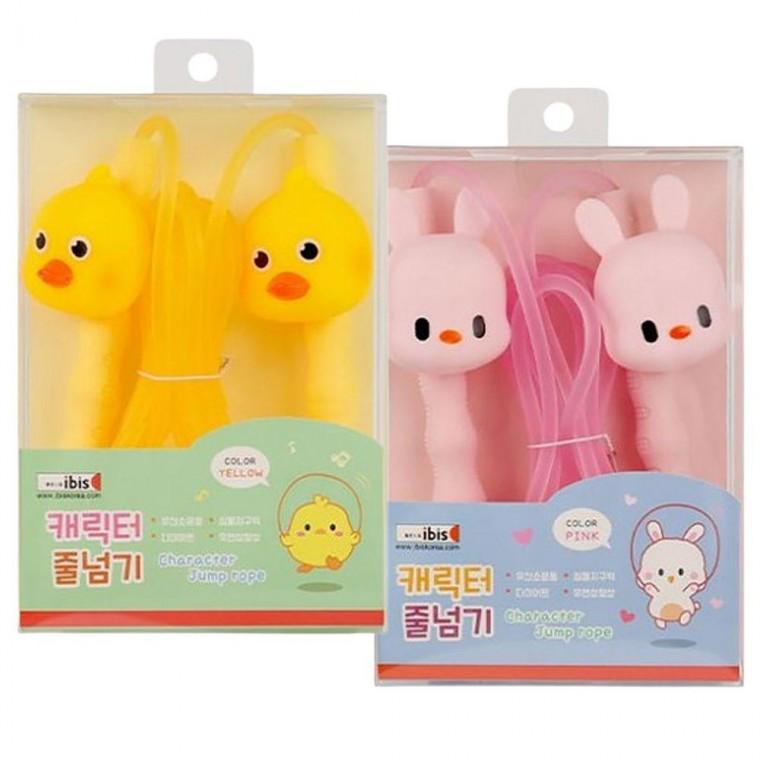 귀여운 캐릭터 줄넘기 랜덤 1P 끈조절 어린이집 운동