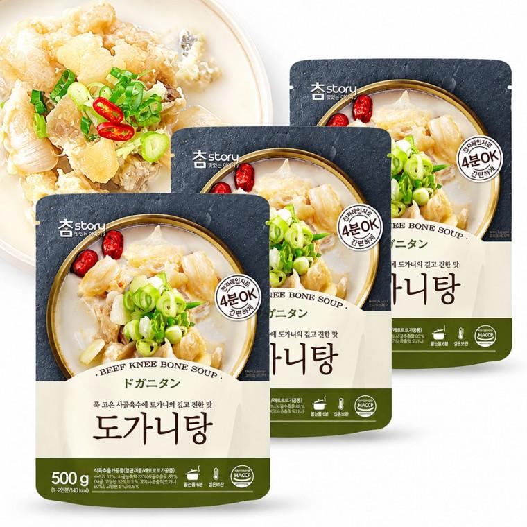 참스토리 도가니탕 500g 3개