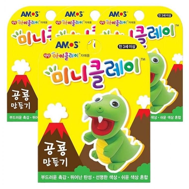 미니 클레이 만들기 공룡 4P 점토 미술놀이