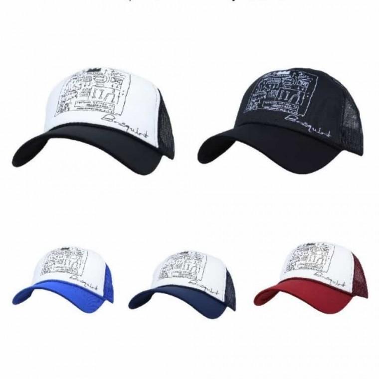매쉬캡 야구모자 그래피티 남성캡모자 여름볼캡