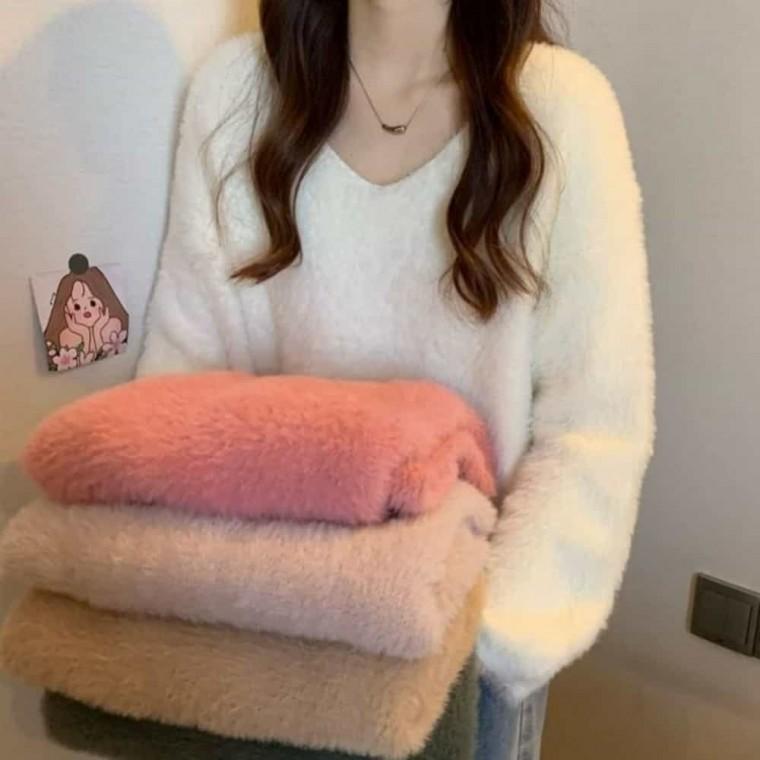 여성 스웨터 긴팔 니트티 브이넥니트티 여성긴팔니트
