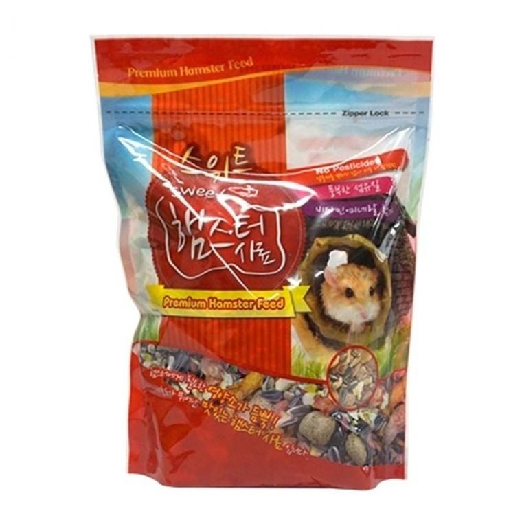 햄스터 사료 700g 1P 소동물 펠렛 과일 씨앗