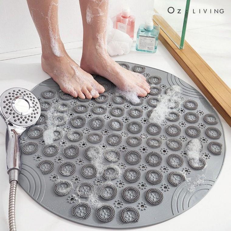 욕실 미끄럼방지매트 원형 발세척매트 패드