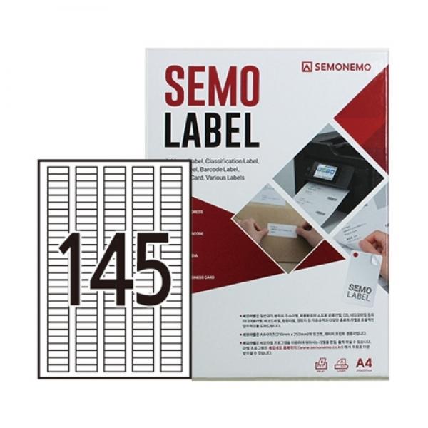 세모네모 전산라벨 분류표기 100매입 C3047 / 30*9mm/145칸