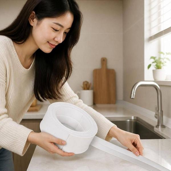 틈새 방수 실리콘 테이프 싱크대 곰팡이 차단 보수 시트