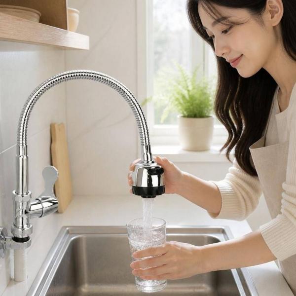 벽면 부착형 싱크대 자바라 수전 주방 수도꼭지 교체 부품