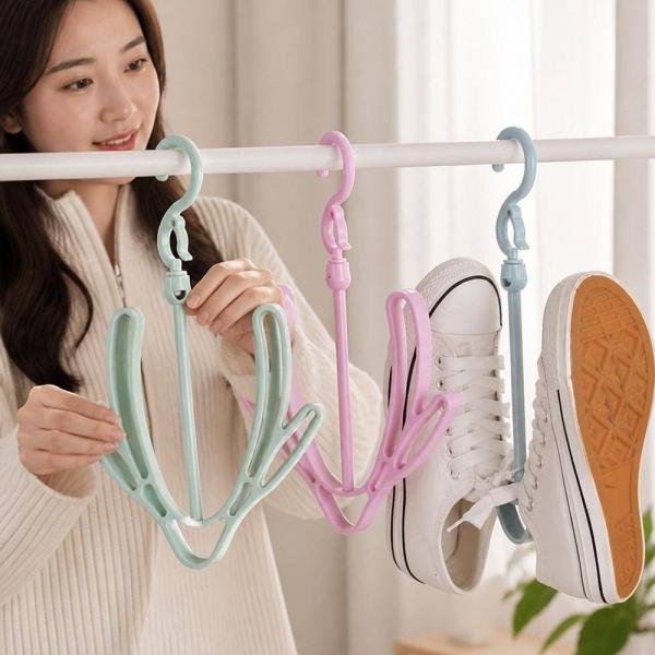운동화 걸이형 건조대 신발 말리기 거치대 회전식 베란다