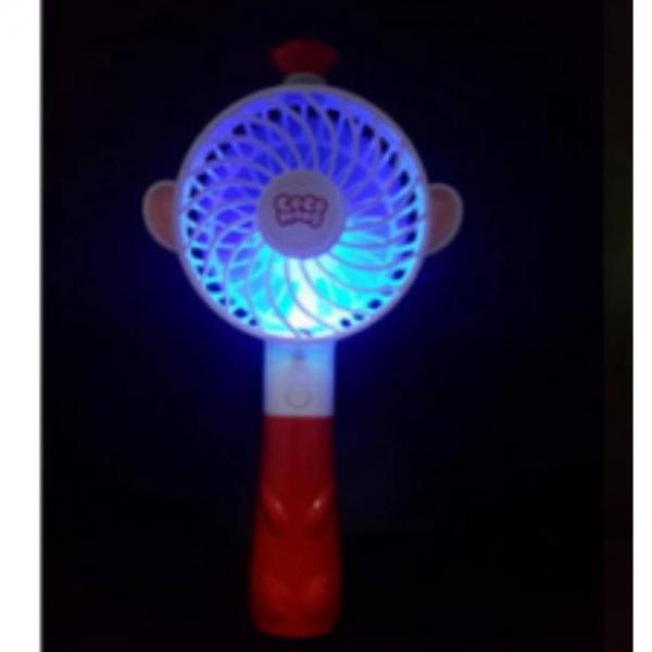 LED 휴대용 손선풍기 무선 미니 선풍기 탁상용 USB 충전
