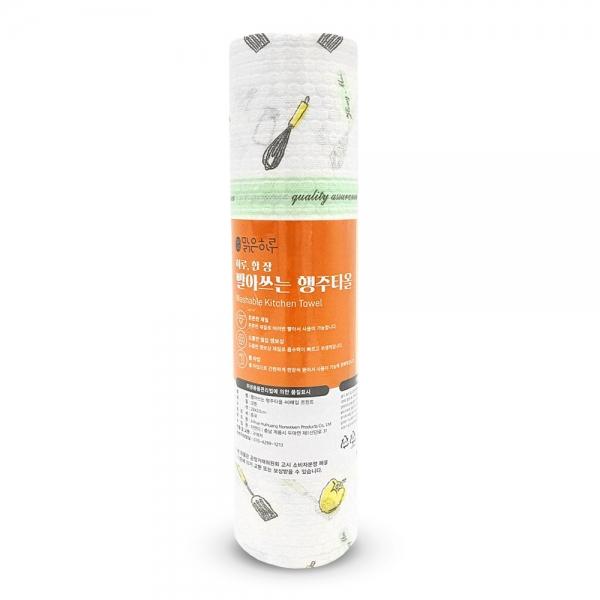 맑은하루 빨아쓰는 행주 키친타올 40매입 프린트