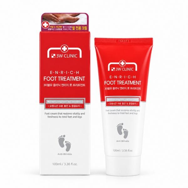 3W클리닉 엔리치 풋크림 100ml 풋케어