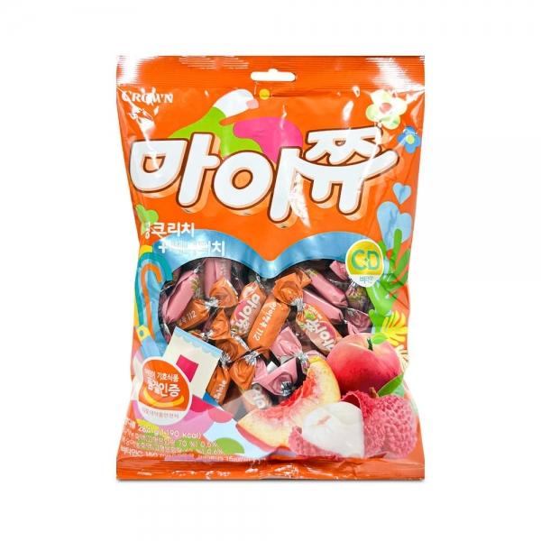크라운 마이쮸 핑크리치+써니피치 284g