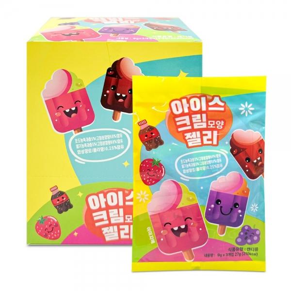 아이스크림 모양 젤리 27g x 12개 1박스