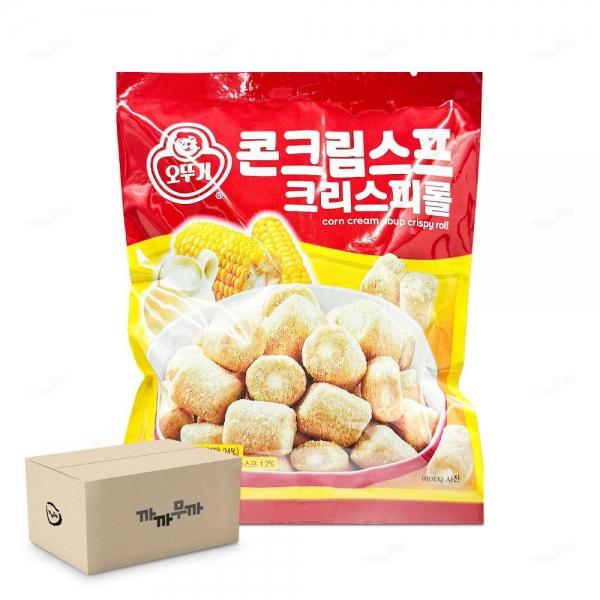 오뚜기 콘크림스프 크리스피롤 55g 12개 1박스