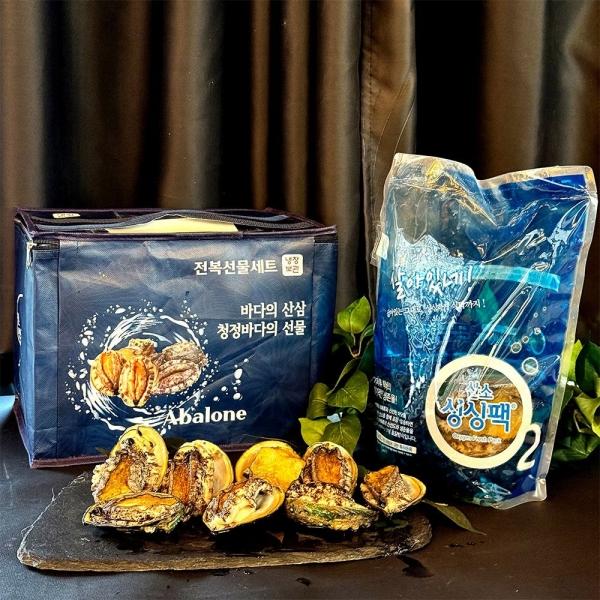(명절선물)  완도 전복 1kg 중 (17-20미) 선물세트