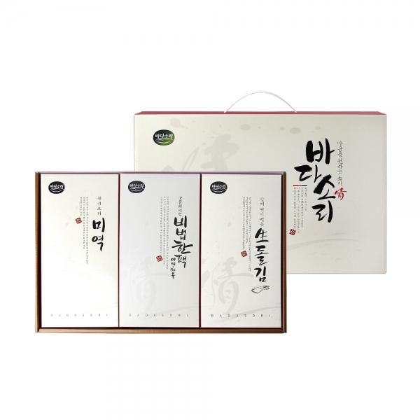 정드림 세트 곱창김으로 구운 생 돌김4봉 미역 비법한알 60g 명절 선물세트